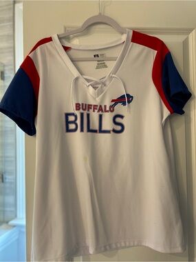 Lightweight Buffalo Bills Lace-Up Fan Jersey size 2 XL in perfect condition